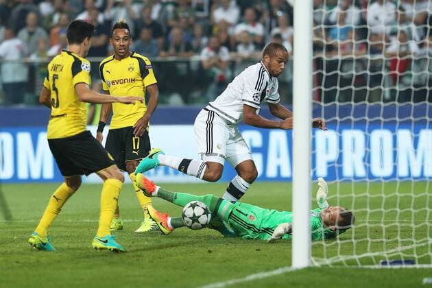 FUSSBALL CHAMPIONS LEAGUE 2016 2017 LEGIA WARSCHAU - BVB BORUSSIA DORTMUND MARC BARTRA, VADIS ODJIDJA-OFOE, ARKADIUSZ MALARZ Torjubel  20160914CSLG0008
