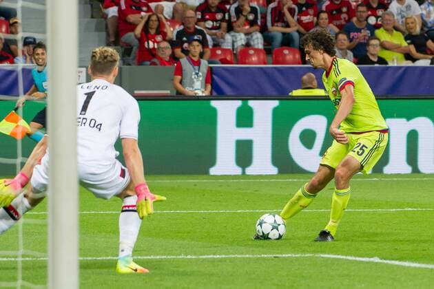 Leverkusen, Germany 14.09.2016, UEFA Champions League - 2016 17 Season, Group E - Matchday 1, Bayer 04 Leverkusen - ZSKA Moskau, TOR zum 2:2 durch Roman Eremenko (ZSK) ( DeFodi001