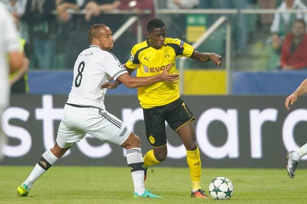 Fußball, CL, Legia Warschau - Borussia Dortmund Fußball Champions League 2016 2017 Legia Warschau - Borussia Dortmund Ousmane Dembele  20160914_PF_PA040