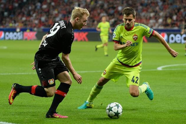 Leverkusen, Deutschland, 14.09.2016 - Fussball, Championsleague, Bayer Leverkusen - ZSKA Moskau, Fussball, Championsleague, Bayer Leverkusen - ZSKA Moskau, xklx