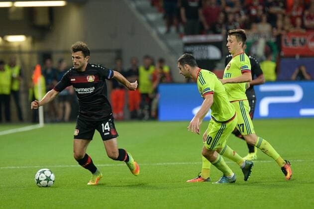 Admir Mehmedi (Bayer Leverkusen), Freisteller Leverkusen, Deutschland, 14.09.2016 - Fussball, Championsleague, Bayer Leverkusen - ZSKA Moskau, Fussball, Championsleague, Bayer Leverkusen - ZSKA Moskau, xklx