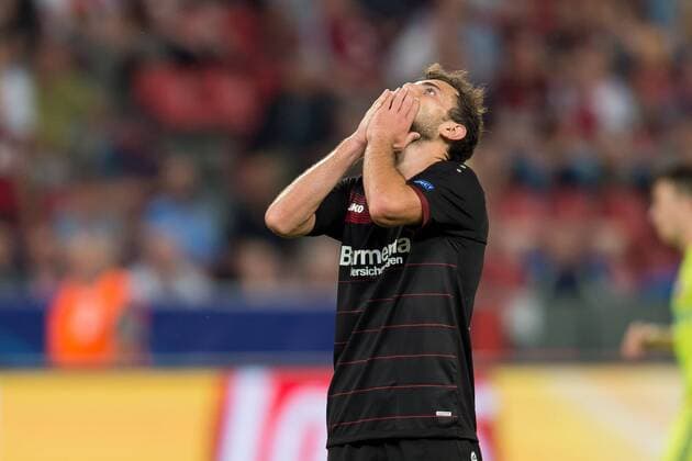 Leverkusen, Germany 14.09.2016, UEFA Champions League - 2016 17 Season, Group E - Matchday 1, Bayer 04 Leverkusen - ZSKA Moskau, Admir Mehmedi (Leverkusen) ( DeFodi001
