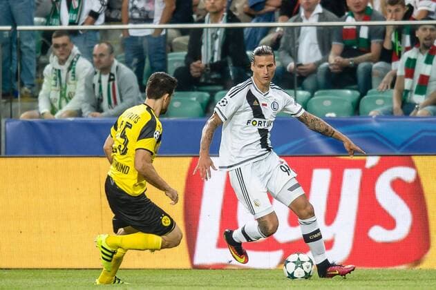Aleksandar Prijovic 2016.09.14 Warsaw Football UEFA Champions League Group F season 2016 2017 Legia Warsaw - Borussia Dortmund Aleksandar Prijovic  20160914_PF_PA058