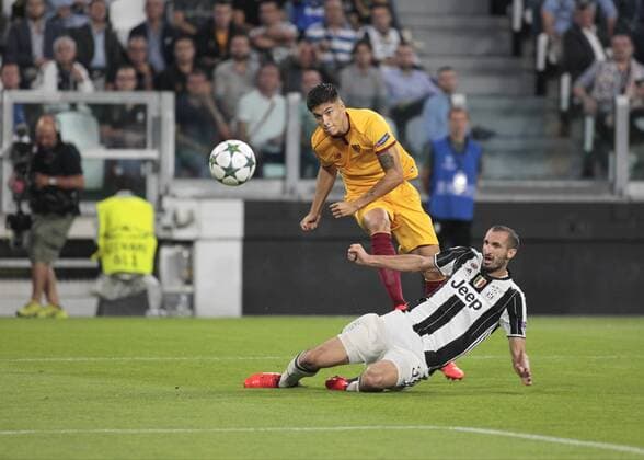 Fußball, CL, Juventus Turin - FC Sevilla September 14, 2016 - Turin, Italy - Giorgio Chiellini during Champions League match between Juventus v Sevilla, in Turin, on September 14, 2016. Juventus FC v Sevilla FC - UEFA Champions League  - ZUMAn230