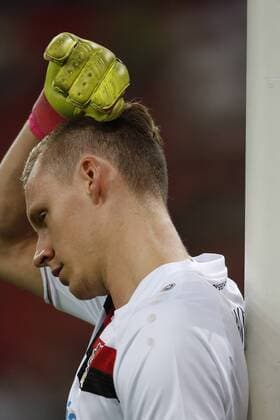 Leverkusen, Deutschland, UEFA - CL , Spieltag 1 , International, Bayer Leverkusen -ZSKA Moskau 2-2 am 14.09 .2016 in der Bay - Arena in Leverkusen Torwart Bernd LENO (LEV)