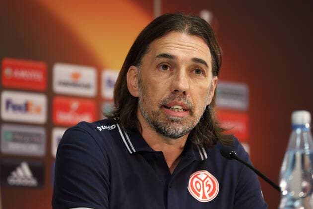 Fußball, EL, FSV Mainz 05 Pressekonferenz MARTIN SCHMIDT PRESSEKONFERENZ VOR DEM EUROPA LEAQUE SPIEL MAINZ 05-AS SAINT-ETIENNE MAINZ 