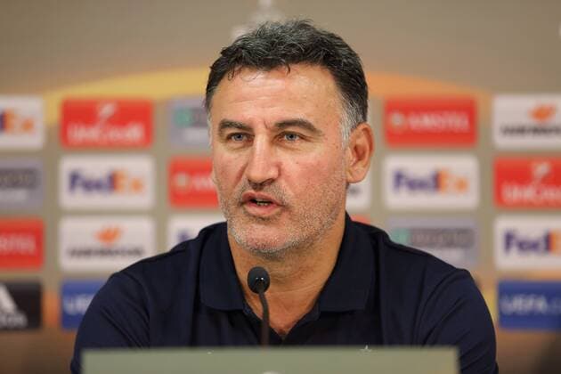 Fußball, EL, AS St. Etienne Pressekonferenz CHRISTOPHE GALTIER PRESSEKONFERENZ VOR DEM EUROPA LEAQUE SPIEL MAINZ 05-AS SAINT-ETIENNE MAINZ 