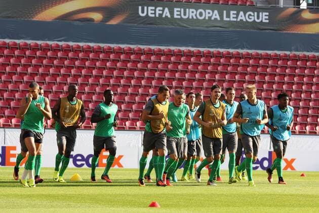 Fußball, EL, AS St. Etienne Training TRAINING AS SAINT-ETIENNE MAINZ 