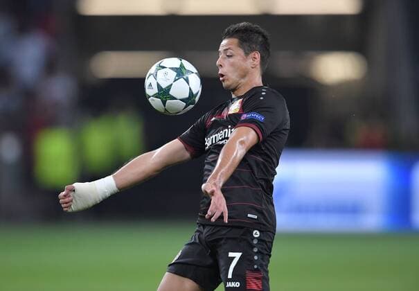 14.09.2016, Fussball Champions League 2016 17, Vorrunde, 1. Spieltag, Bayer 04 Leverkusen - ZSKA Moskau 2:2, Chicharito, Javier Hernandez, (Bayer 04 Leverkusen)