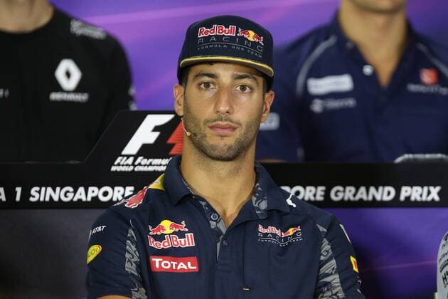 Formel 1, GP von Singapur, Pressekonferenz Singapore Grand Prix 15 - 18 September 2016 15.09.2016 - press conference PK Pressekonferenz Daniel Ricciardo (AUS) Red Bull Racing RB12 