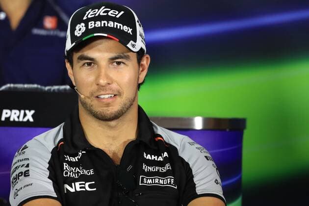 15.09.2016. Marina Bay Street Circuit, Singapore. Drivers arrival, inspection and press conferecne day. Sahara Force India - Sergio Perez xLeannexBoonx  ActionPlus11789720