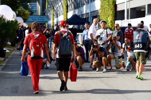 Sebastian Vettel (GER 5), Scuderia Ferrari Grosser Preis von Singapur 2016, Motorsport, Formel 1,Formula One World Championship WM Weltmeisterschaft Rd15, Singapore Grand Prix, Preparations, Marina Bay Street Circuit, Singapore, Thursday 15 September 2016 15.09.2016, Singapur Copyright: xAndrexJerry Eibner-Pressefotox EP_JAE
