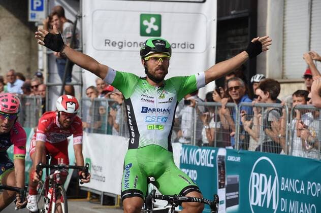 Bilder des Tages - SPORT Radsport, Coppa Agostini, Sieger Sonny Colbrelli 15-09-2016 Coppa Agostoni; 2016, Bardiani Csf; Colbrelli, Sonny; Lissone; 