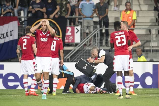 Stijn Wuytens of AZ Alkmaarduring the UEFA Europa League group D match between AZ Alkmaar and Dundalk FC on September 15, 2016 at the AFAS stadium in Alkmaar, The Netherlands. AZ Alkmaar v Dundalk UEFA Europa League 2016 2017 xVIxGerritxvanxKeulenxIVx 6222582