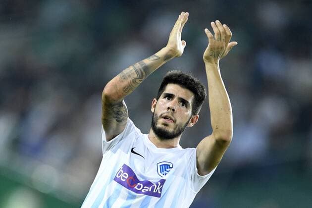 Genk s Alejandro Pozuelo pictured after a soccer game between Austrian club SK Rapid Wien and Belgian team KRC Genk, in Vienna, Austria, Thursday 15 September 2016, the first game of the group stage of the Europa League competition in group F. YORICKxJANSENS  x04932714x