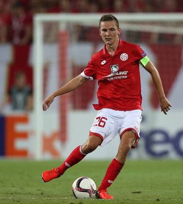 UEFA Europa League, 1. FSV Mainz 05 - AS St. Etienne, 1. Spieltag, Gruppenphase, Gruppe C, Saison 2016 2017 , 15.09.2016 in Mainz (GER), xmdx, Niko BUNGERT (26, Mainz 05) 1. FSV Mainz 05 - AS St. Etienne
