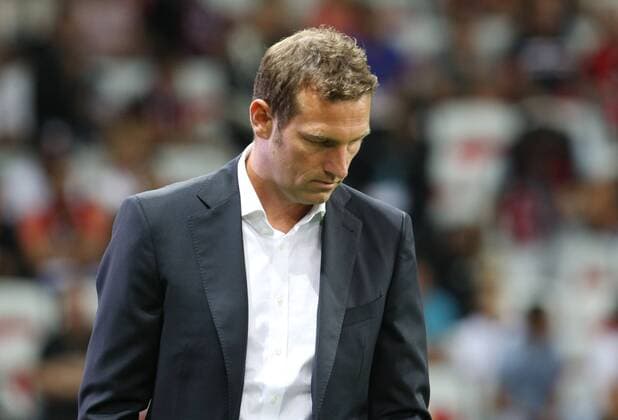 15.09.2016, Fussball UEFA Europa League, 2016 17, Gruppenphase 1. Spieltag, OGC Nizza - FC Schalke 04, Trainer Markus Weinzierl (FC Schalke 04)