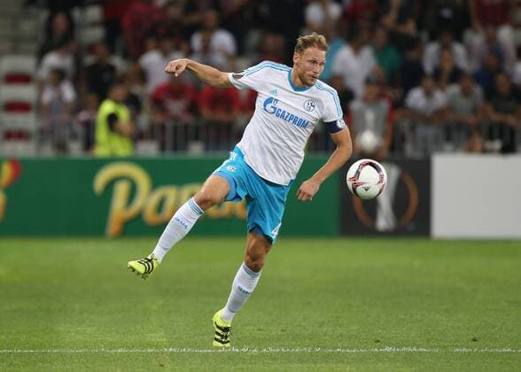 15.09.2016, Fussball UEFA Europa League, 2016 17, Gruppenphase 1. Spieltag, OGC Nizza - FC Schalke 04, Benedikt Hoewedes, Benedikt Höwedes (Schalke 04)