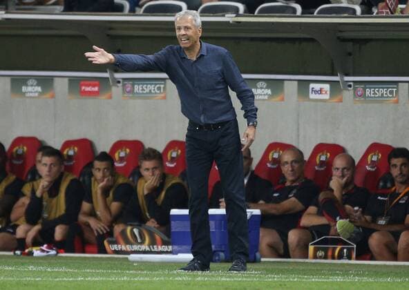 15.09.2016, Fussball UEFA Europa League, 2016 17, Gruppenphase 1. Spieltag, OGC Nizza - FC Schalke 04, Trainer Lucien Favre (OGC Nizza)