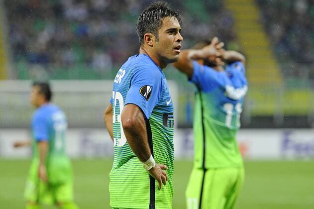 Bilder des Tages - SPORT Eder Inter Milano 15-09-2016 Stadio Giuseppe Meazza - Football Calcio Europa League Inter - Hapoel Be er Sheva. giuseppexceleste