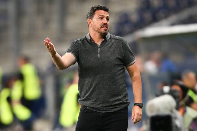 SOCCER - EL, RBS vs Krasnodar SALZBURG,AUSTRIA,15.SEP.16 - SOCCER - UEFA Europa League, group stage, Red Bull Salzburg vs FK Krasnodar. Image shows head coach Oscar Garcia (RBS). GEPAxpictures xFelixxRoittner
