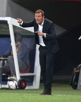 Fußball, EL, OGC Nizza - Schalke 04 15.09.2016, Fussball UEFA Europa League, 2016 17, Gruppenphase 1. Spieltag, OGC Nizza - FC Schalke 04, Trainer Markus Weinzierl (FC Schalke 04)