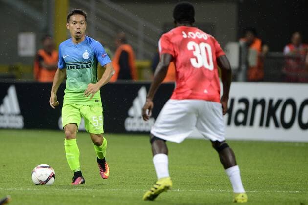 Yuto Nagatomo Inter Milano 15-09-2016 Stadio Giuseppe Meazza - Football Calcio Europa League Inter - Hapoel Be er Sheva. giuseppexceleste