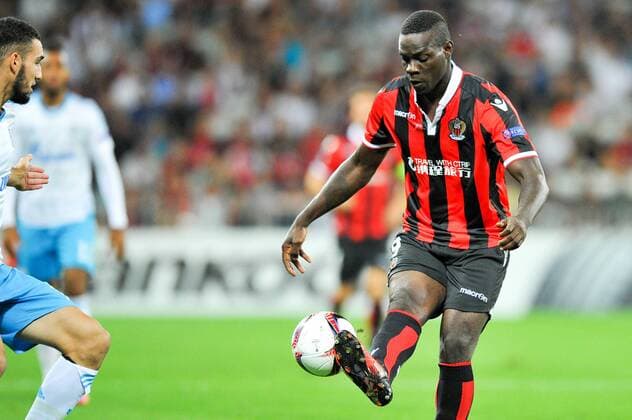 Fußball, EL, OGC Nizza - Schalke 04 09 Mario Balotelli (nice) - Fussball, Europa League, OGC Nice vs. FC Schalke 04 - 15 09 2016 FEP Panoramic 