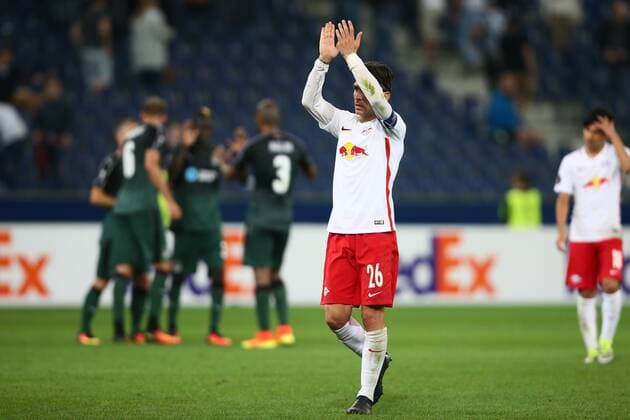 SOCCER - EL, RBS vs Krasnodar SALZBURG,AUSTRIA,15.SEP.16 - SOCCER - UEFA Europa League, group stage, Red Bull Salzburg vs FK Krasnodar. Image shows Jonatan Soriano (RBS). GEPAxpictures xFelixxRoittner