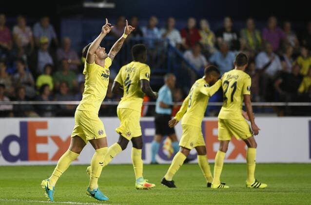 Pato. Europa League match between Villarreal CF and FC Zurich. In this picture, Villarreal s Pato celebrates after scoring. xCARMExRIPOLLESx 