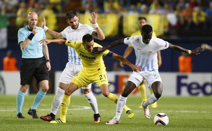 Soriano, Bangura. Europa League match between Villarreal CF and FC Zurich. In this picture, Soriano and Bangura. xCARMExRIPOLLESx 
