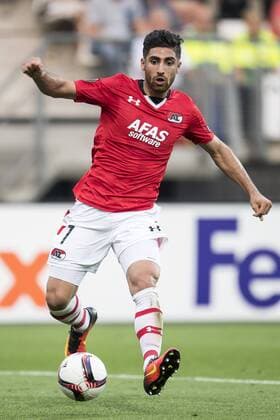Alireza Jahanbakhsh of AZ Alkmaarduring the UEFA Europa League group D match between AZ Alkmaar and Dundalk FC on September 15, 2016 at the AFAS stadium in Alkmaar, The Netherlands. AZ Alkmaar v Dundalk UEFA Europa League 2016 2017 xVIxGerritxvanxKeulenxIVx 6223998