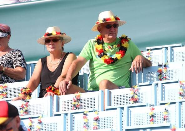 GER, Davis Cup, Deutschland vs. Polen 16.09.2016, LTTC Rot-Weiss-Berlin, Berlin, GER, Davis Cup, Deutschland vs. Polen, Auslosung, im Bild Deutsche Zuschauer, Besucher, Fans nordphotox xEngler