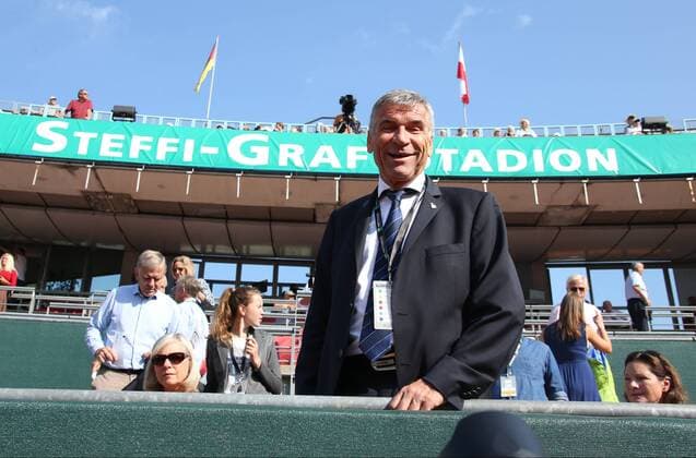 GER, Davis Cup, Deutschland vs. Polen 16.09.2016, LTTC Rot-Weiss-Berlin, Berlin, GER, Davis Cup, Deutschland vs. Polen, Auslosung, im Bild Präsident des Detschen Tennisbundes Ulrich Klaus nordphotox xEngler