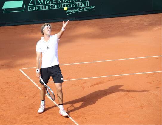 GER, Davis Cup, Deutschland vs. Polen 16.09.2016, LTTC Rot-Weiss-Berlin, Berlin, GER, Davis Cup, Deutschland vs. Polen, Auslosung, im Bild Jan-Lennard Struff (GER) nordphotox xEngler