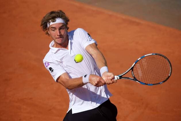 Tennis Berlin 16.09.2016 Davis Cup Deutschland (GER) - Polen (POL) Jan-Lennard Struff (GER)