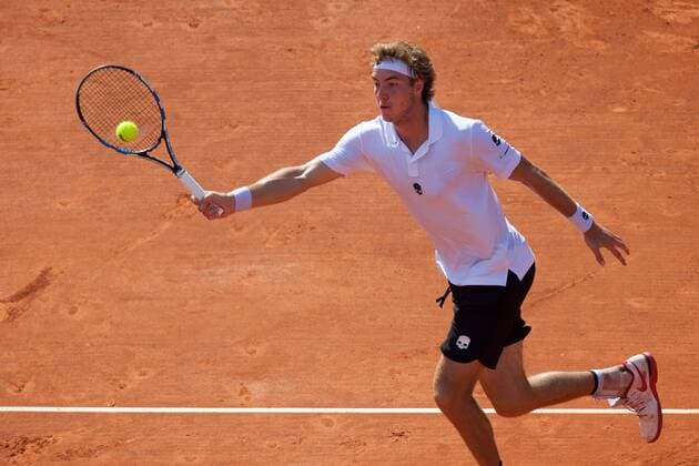 Tennis Berlin 16.09.2016 Davis Cup Deutschland (GER) - Polen (POL) Jan-Lennard Struff (GER)