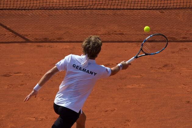 Tennis Berlin 16.09.2016 Davis Cup Deutschland (GER) - Polen (POL) Jan-Lennard Struff (GER)