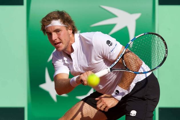 Tennis Berlin 16.09.2016 Davis Cup Deutschland (GER) - Polen (POL) Jan-Lennard Struff (GER)