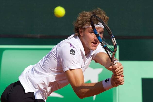 Tennis Berlin 16.09.2016 Davis Cup Deutschland (GER) - Polen (POL) Jan-Lennard Struff (GER)