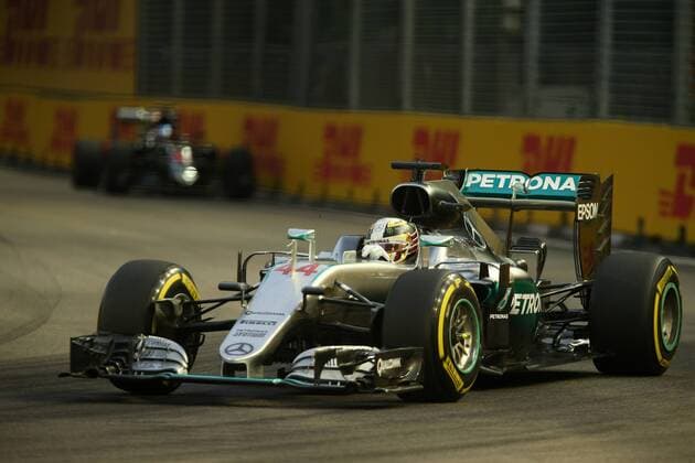 Singapore Grand Prix 15 - 18 September 2016 16.09.2016 - Free Practice 1, Lewis Hamilton (GBR) Mercedes AMG F1 W07 Hybrid 