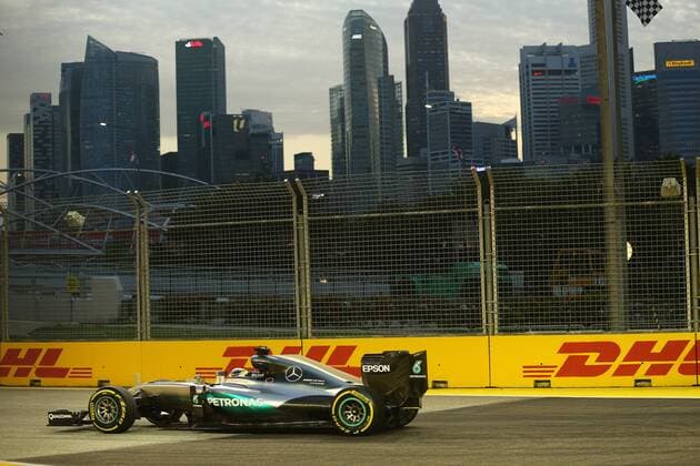 Singapore Grand Prix 15 - 18 September 2016 16.09.2016 - Free Practice 1, Lewis Hamilton (GBR) Mercedes AMG F1 W07 Hybrid 