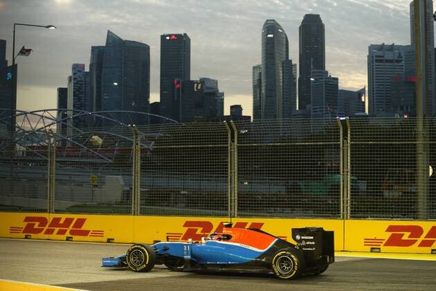 Singapore Grand Prix 15 - 18 September 2016 16.09.2016 - Free Practice 1, Esteban Ocon (FRA) Manor Racing MRT05 