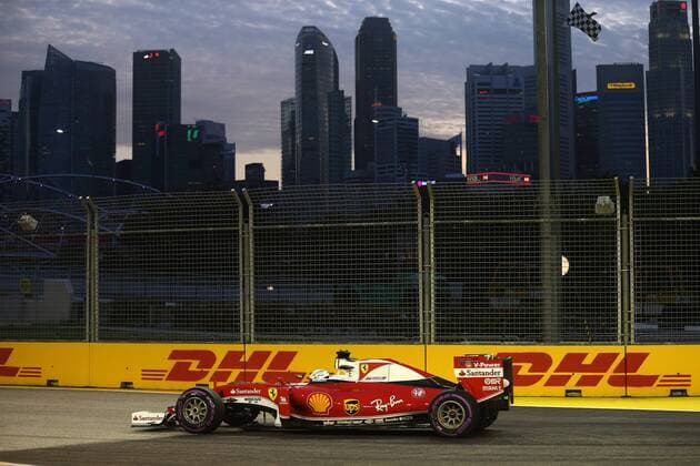 Singapore Grand Prix 15 - 18 September 2016 16.09.2016 - Free Practice 1, Sebastian Vettel (GER) Scuderia Ferrari SF16-H 