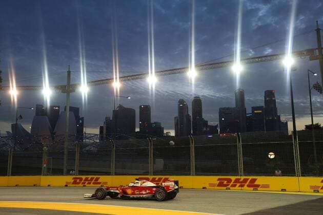 Singapore Grand Prix 15 - 18 September 2016 16.09.2016 - Free Practice 1, Sebastian Vettel (GER) Scuderia Ferrari SF16-H 