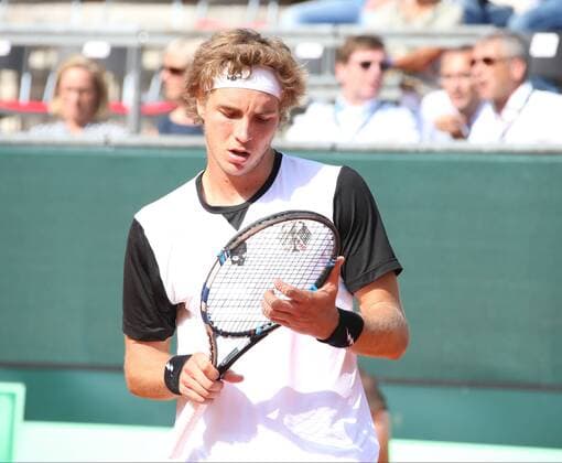 GER, Davis Cup, Deutschland vs. Polen, 16.09.2016, LTTC Rot-Weiss-Berlin, Berlin, GER, Davis Cup, Deutschland vs. Polen, , im Bild Jan-Lennard Struff (GER) nordphotox xEngler