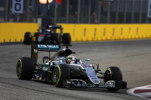 Singapore Grand Prix 15 - 18 September 2016 16.09.2016 - Free Practice 1, Lewis Hamilton (GBR) Mercedes AMG F1 W07 Hybrid 