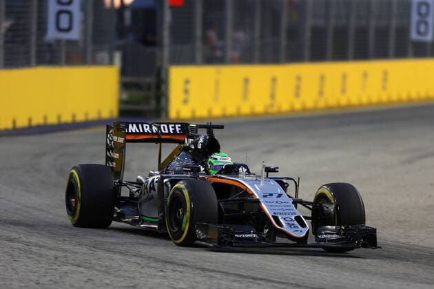 Singapore Grand Prix 15 - 18 September 2016 16.09.2016 - Free Practice 1, Nico Hulkenberg (GER) Sahara Force India F1 VJM09 