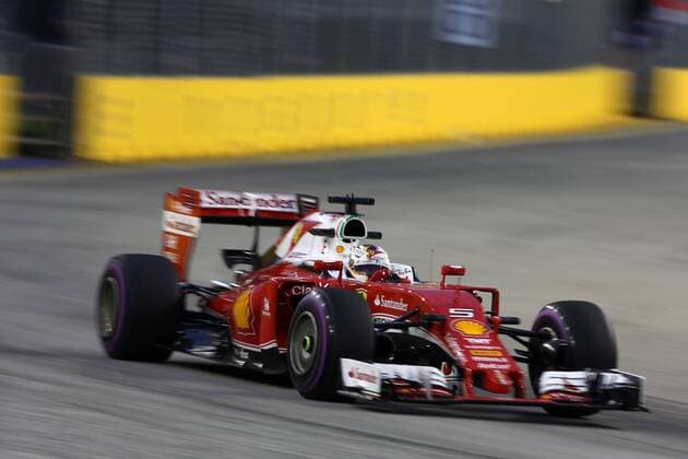 Singapore Grand Prix 15 - 18 September 2016 16.09.2016 - Free Practice 1, Sebastian Vettel (GER) Scuderia Ferrari SF16-H 