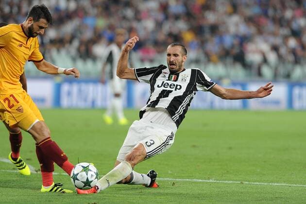 IPP20160914 Football - soccer: UEFA Champions League 2016 2017, Juventus Turin - FC Sevilla, giorgio chiellini (Hinweis: Verwendung nur in Deutschland - only Germany) xHOCHxZWEIx xItalyxPhotoxPressx 